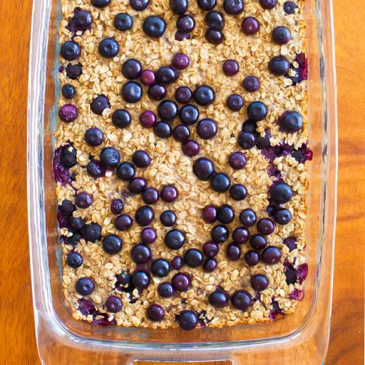 Blueberry Baked Oatmeal
