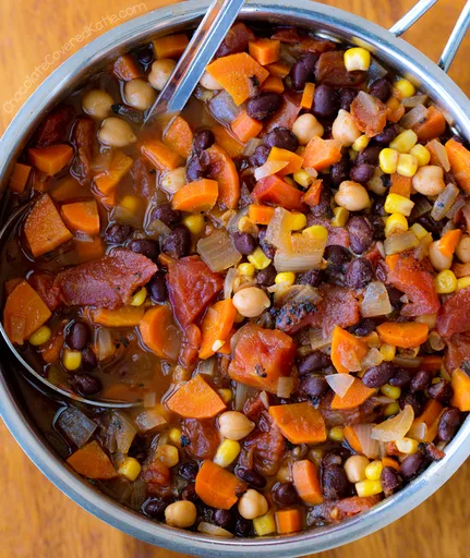 Receta de chili vegetariano