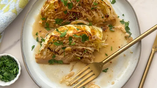 Receta de repollo fundente al ajillo