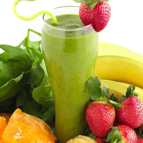 Batido verde limpio y fabuloso