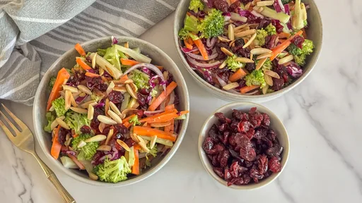 Receta de ensalada de brócoli agridulce
