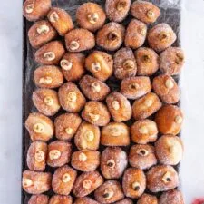 Mini Pastry Cream Filled Brioche Doughnuts