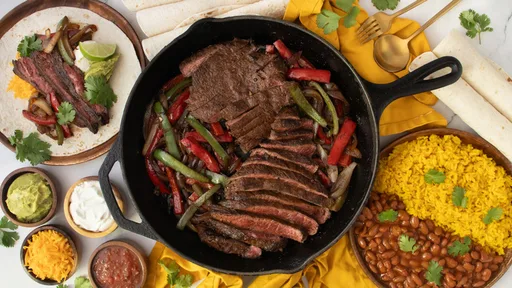 Receta de fajitas de carne chispeantes