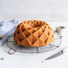 Cardamom Sour Cream Bundt Cake with Cardamom Syrup Glaze