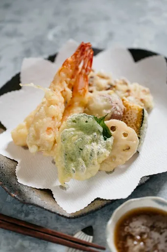 Tempura de espárragos