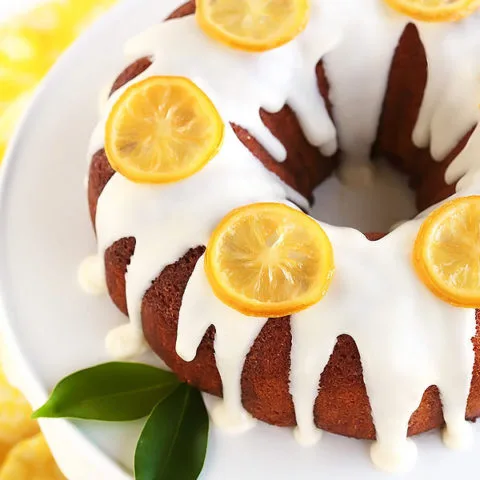 Bizcocho Bundt de Limón Intenso