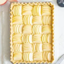 Tarta de manzana y frangipane