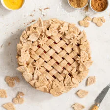Tart Cherry Pie with Spiced Pie Crust