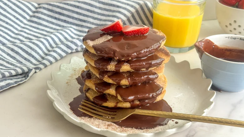 Tortitas de churro a la canela