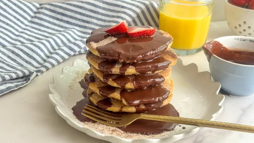 Tortitas de churro a la canela