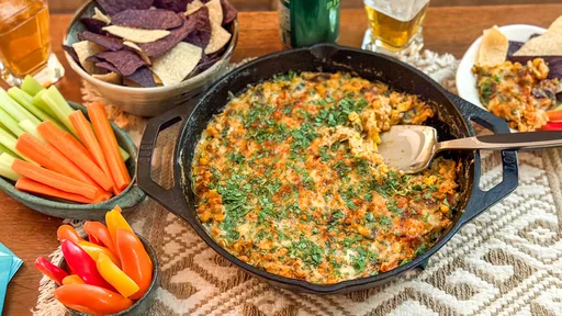 The Best Game Day Cheesy Crab Dip Recipe