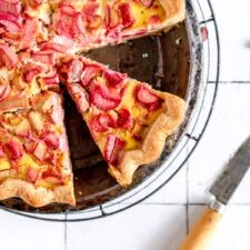 Rhubarb Custard Pie