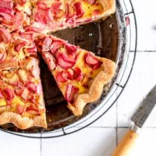Rhubarb Custard Pie