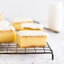 Custard Square with Homemade Puff Pastry