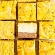 Passionfruit No Bake Cheesecake