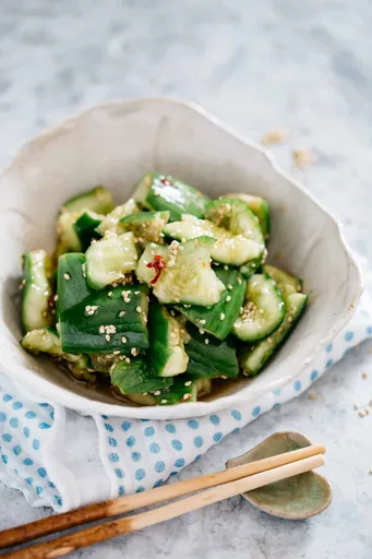Asian Cucumber Salad アジア風胡瓜のサラダ
