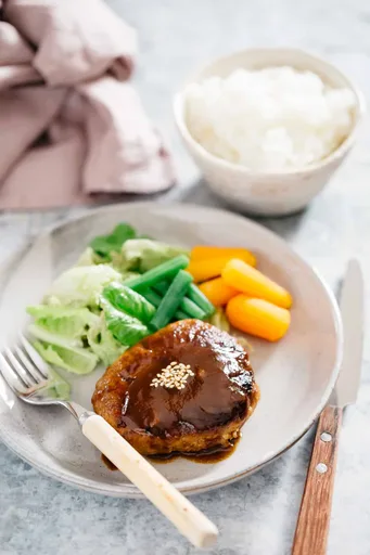 Japanese Hamburger Steak 和風ハンバーグ