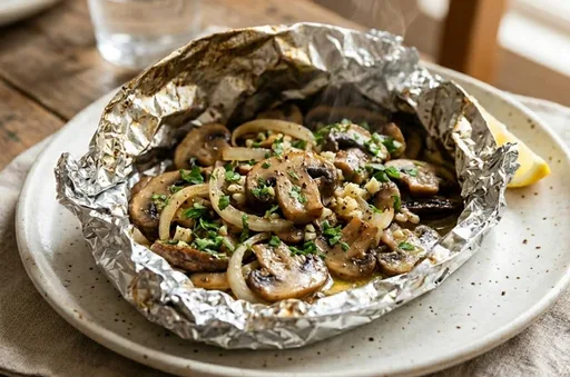 Receta de empapelado de hongos ¡en solo 40 minutos!