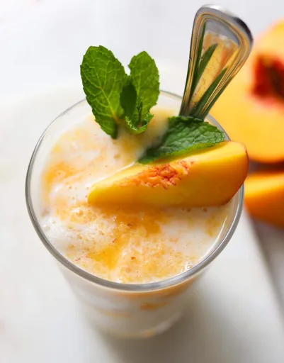 Peaches and Cream Mocktail