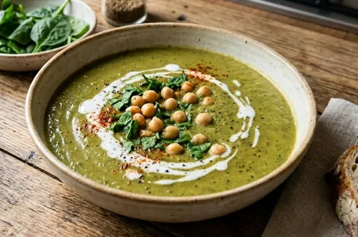 Receta de crema de espinacas y garbanzos ¡en solo 30 minutos!