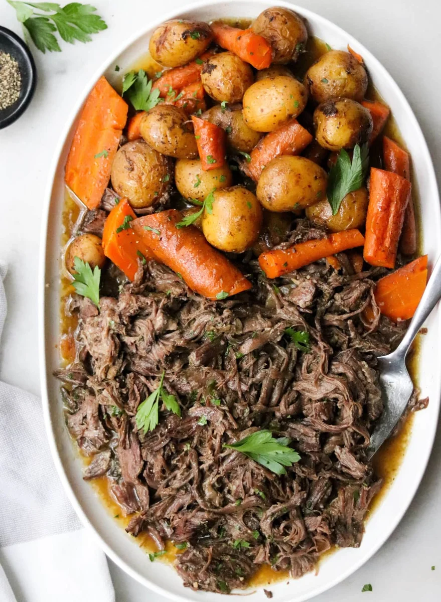 Tender Beef Chuck Roast in the Slow Cooker