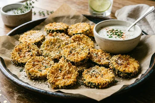 Receta de calabacitas empanizadas sin aceite ¡en menos de 20 minutos!