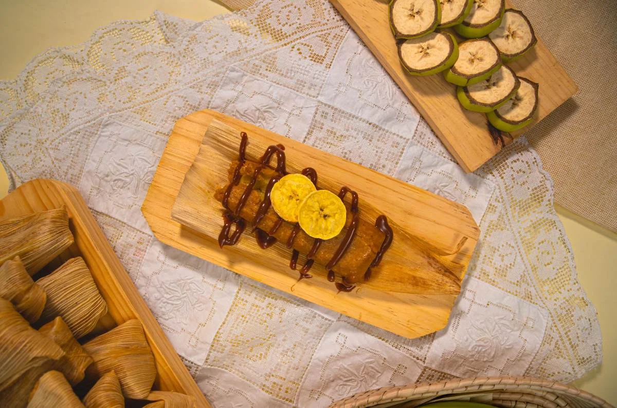 Cómo Hacer Tamales de Plátano Macho y Cajeta Paso a Paso