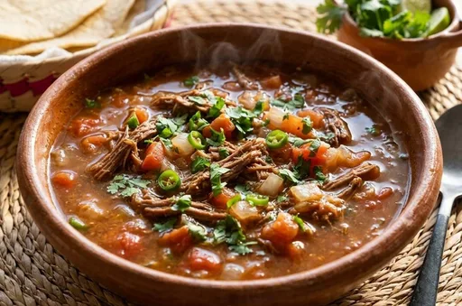 Receta de caldillo de machaca tradicional de Sonora ¡en 30 minutos!