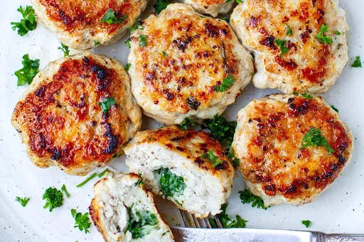 Medallones Rellenos de Pollo a la Kiev