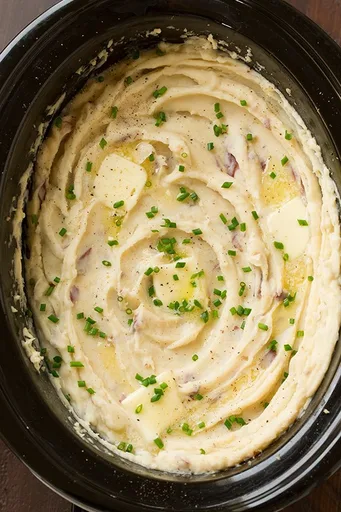 Puré de Patatas al Ajo en Cocción Lenta