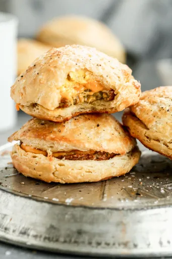 Breakfast Stuffed Biscuits