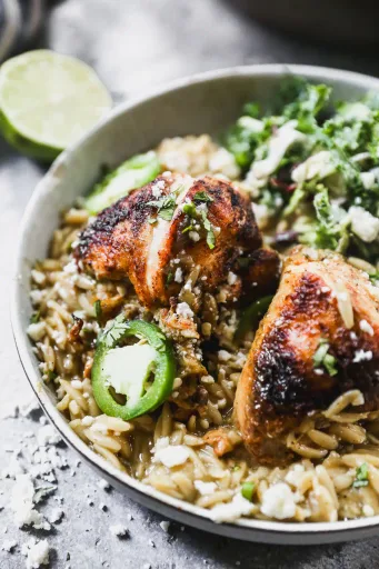 Chicken and Orzo Bake
