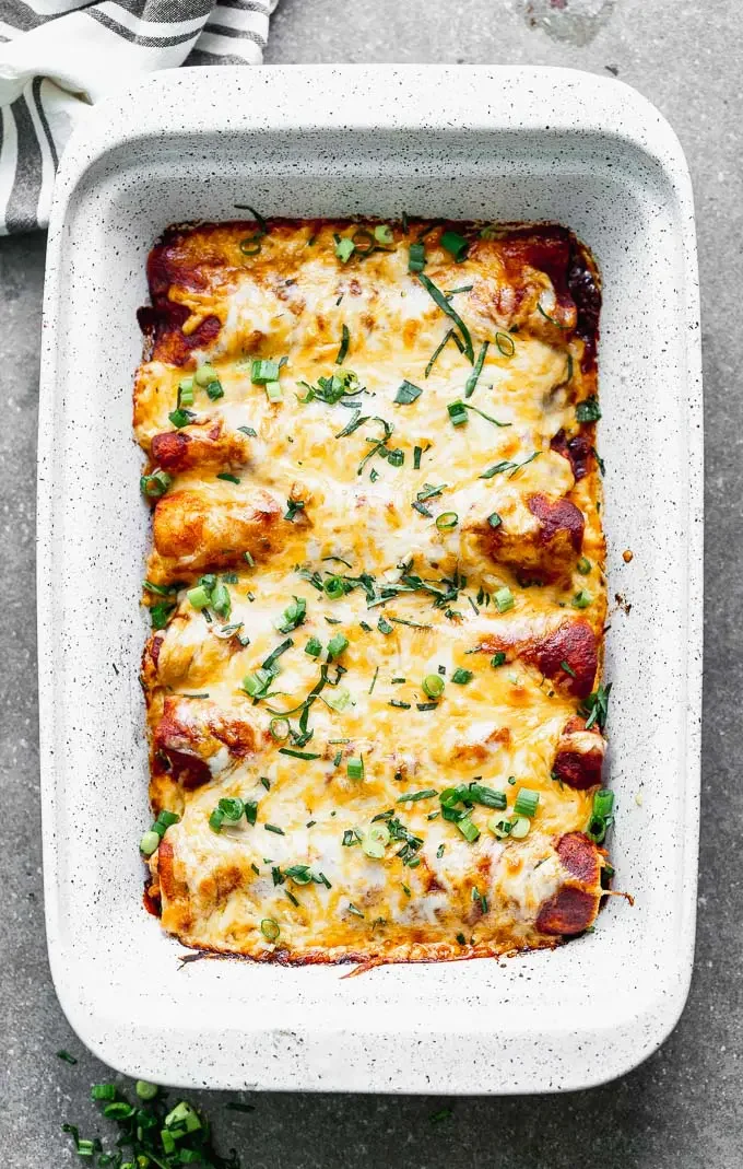 La Mejor Receta de Enchiladas de Pollo