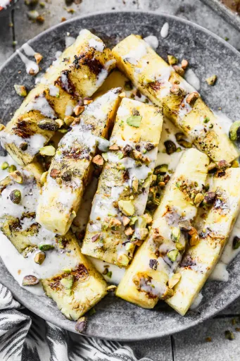 Receta de piña a la parrilla