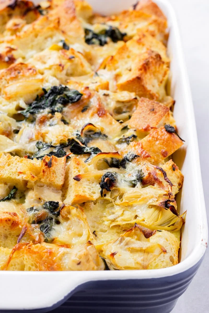 Spinach Artichoke Strata