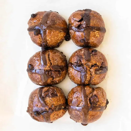 Choc Chip Hot Cross Buns