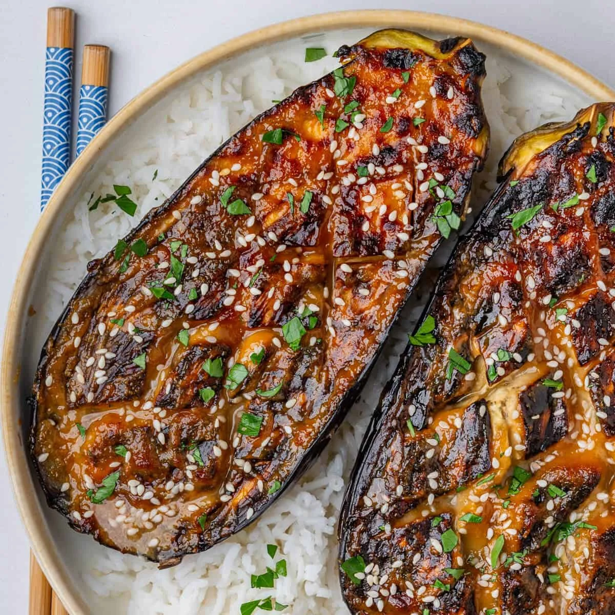 Miso Eggplant (Pan Fry and Oven Methods)