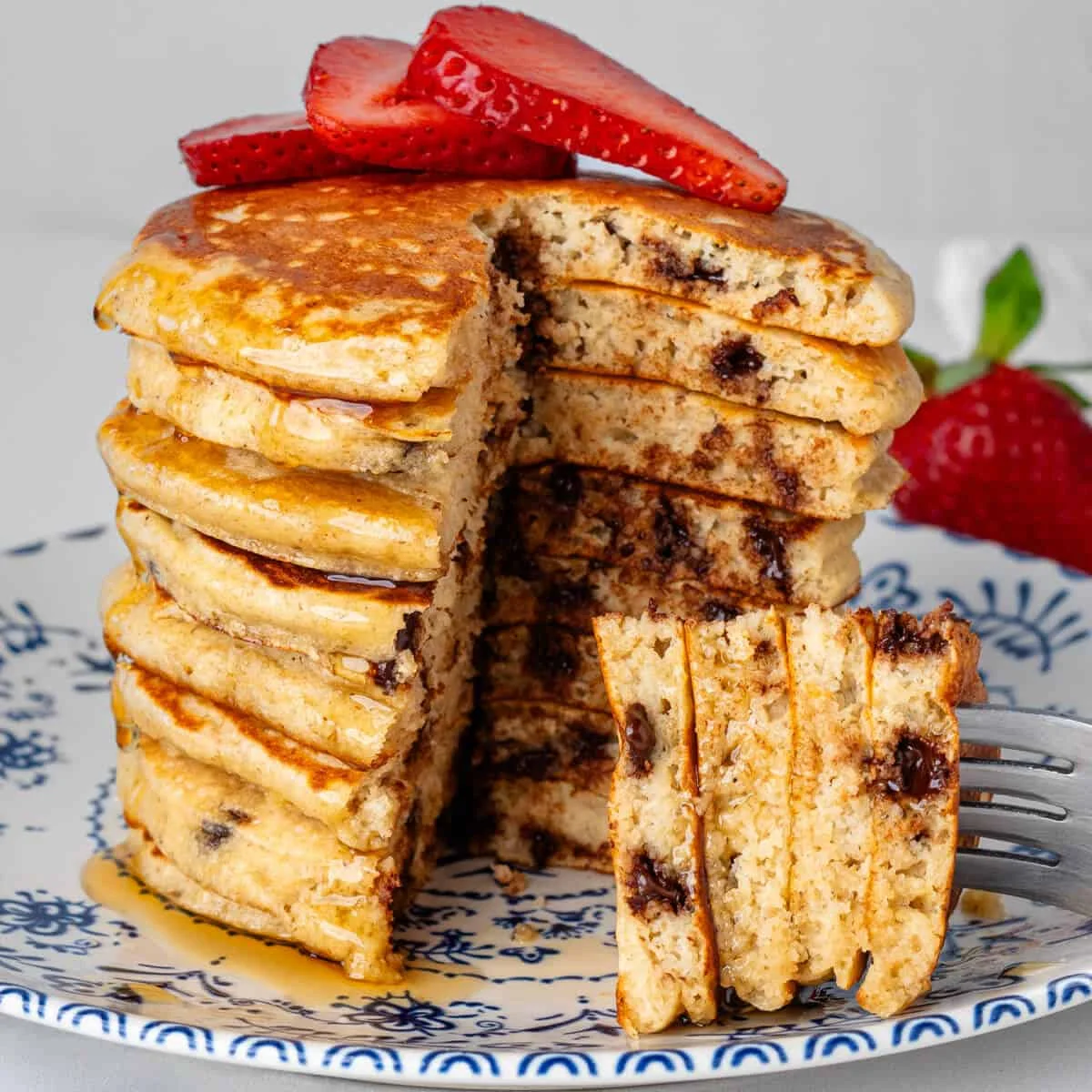 Oat Flour Pancakes (Fluffy Secretly Healthy)