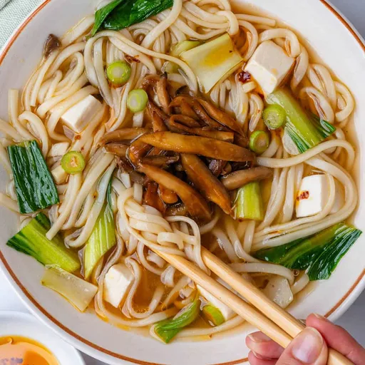 Udon Noodle Soup - Miso Broth (Ready in 20 Minutes)