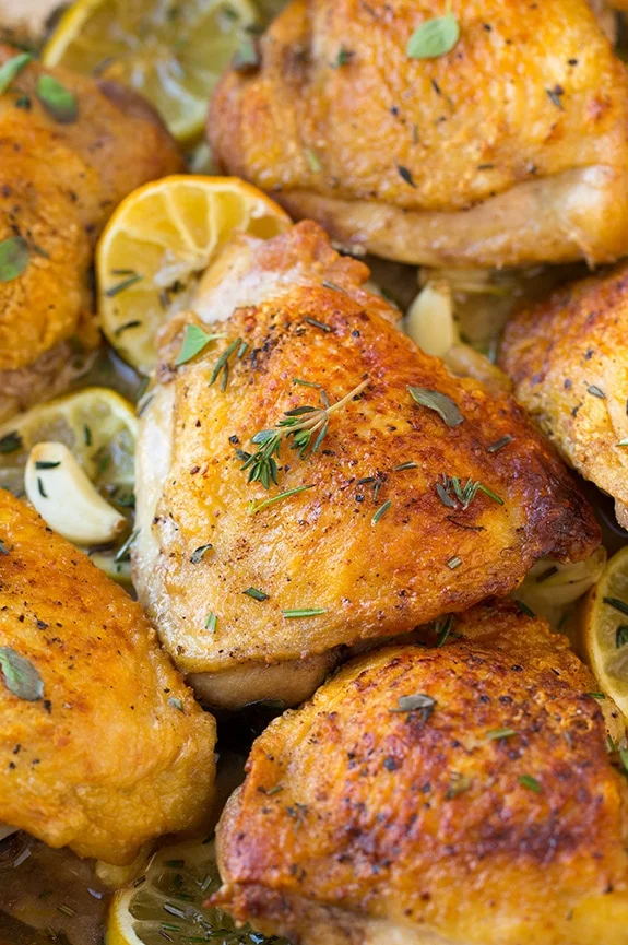 Roasted Lemon Garlic Herb Chicken