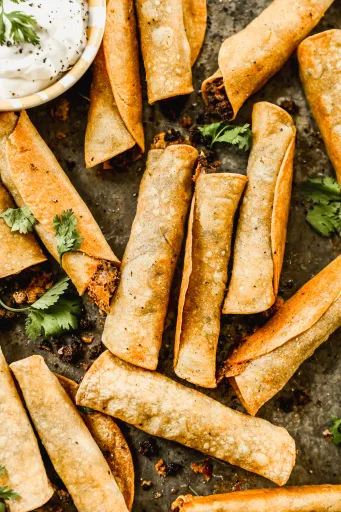 Baked Beef Taquitos