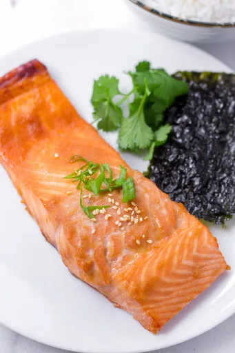Salmón al miso al horno