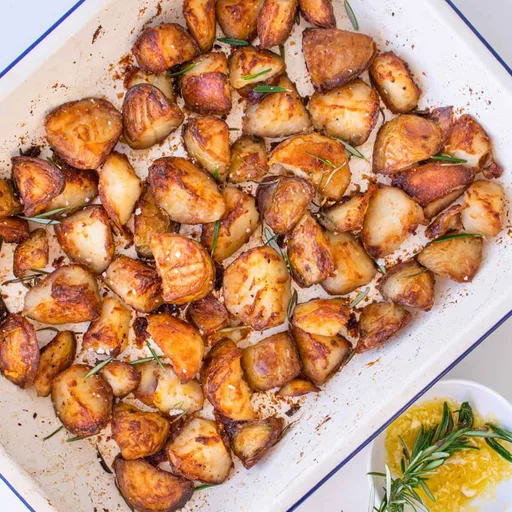 Patatas asadas crujientes