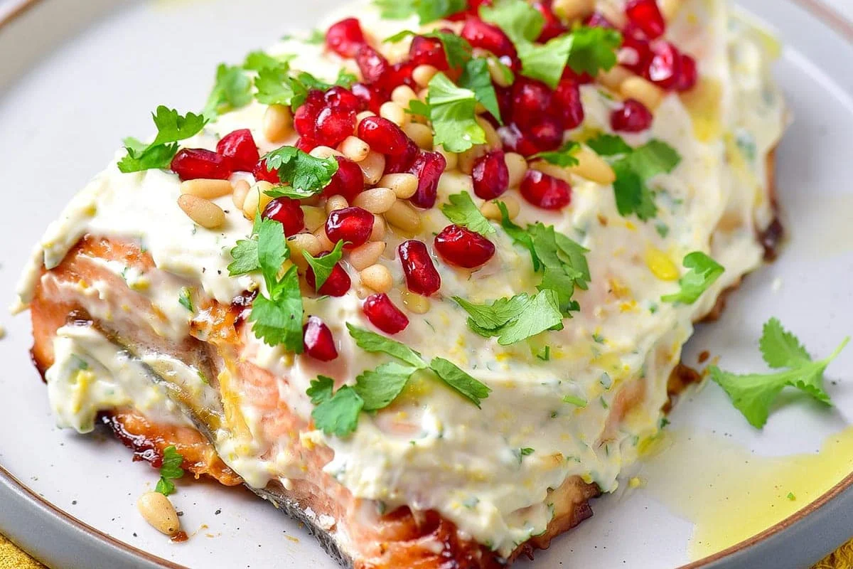 Festive Whole Baked Salmon Filet