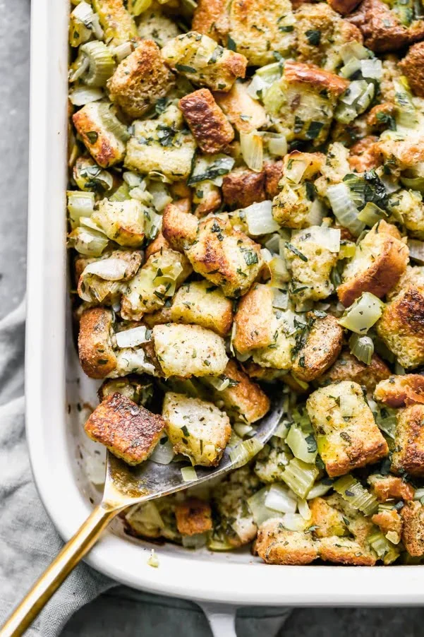 Traditional Stuffing with Leeks and Sage