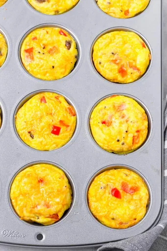 Red Pepper and Sausage Egg Muffins