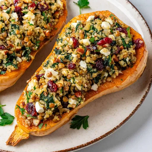 Stuffed Butternut Squash (Cozy Main or Side)