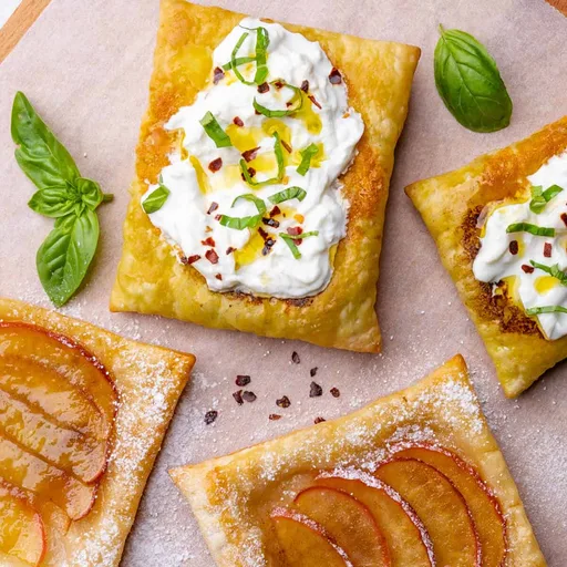Hojaldres invertidos (sabores dulces y salados)