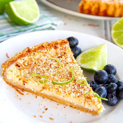 Tarta de lima y coco (Paleo, sin gluten)