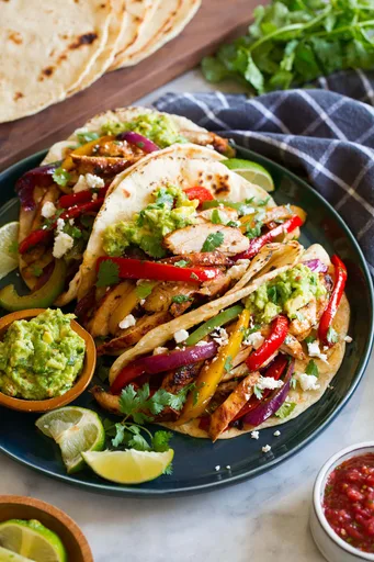 Fajitas de Pollo Jamaicano